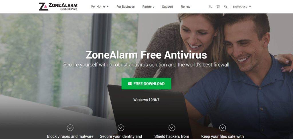 ZoneAlarm Free Antivirus