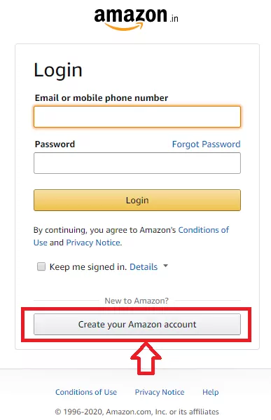 Create Your Amazon Affiliate Account