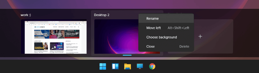Different Backgrounds for Different Desktops windows 11