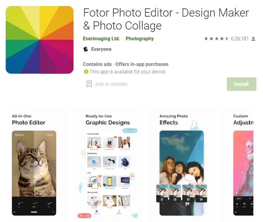 Fotor Photo Editor Best Photo Editing Apps