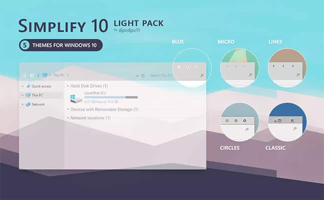 Simplify 10 - Best Windows 10 Themes Hindi