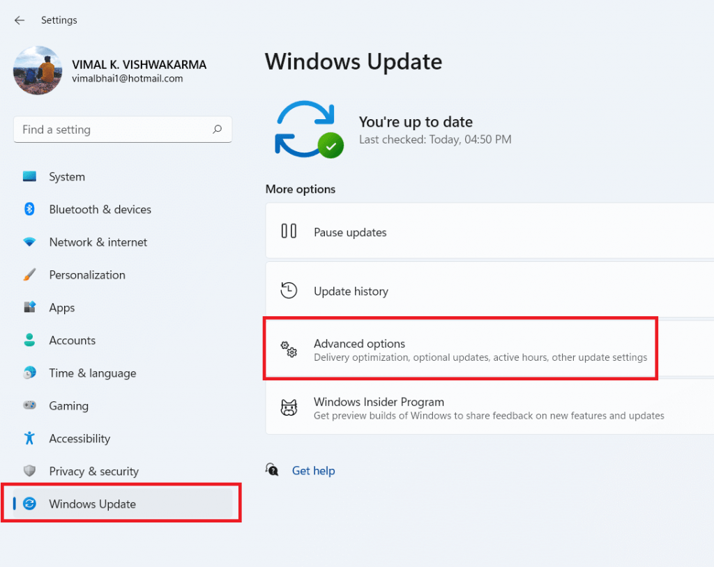 Win 11 automatic update disable pause settings