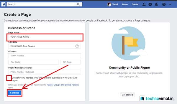 TechnoVimal Facbook Page