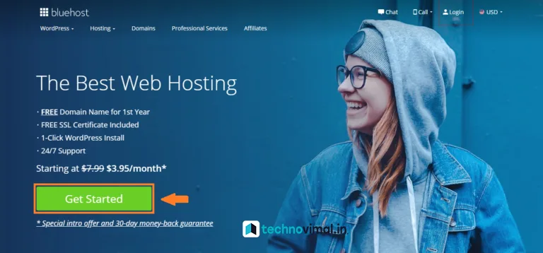  How To Start A Blog? Click here on the Bluehost Home page 