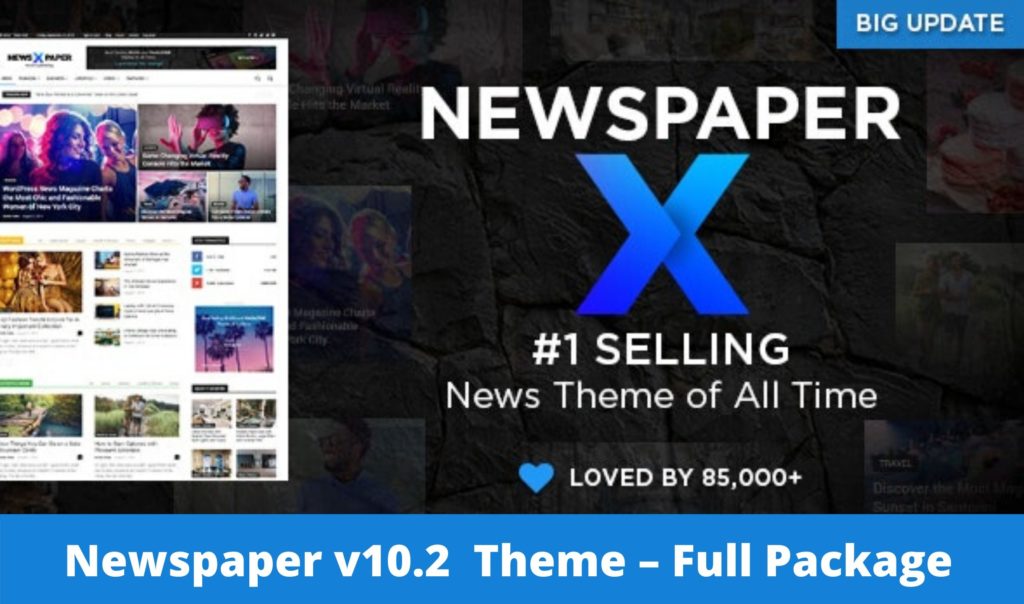 Download Free Newspaper X v10.2 – WordPress News Magazine Theme