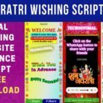 Navratri Wishing Script Download Blogger