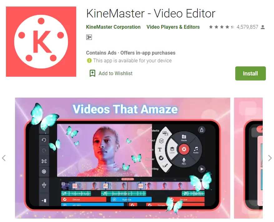 KineMaster  Best Video Editing Apps