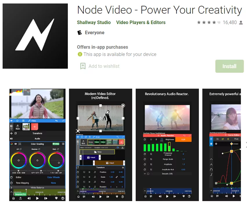 Node Video Best Video Editing Apps