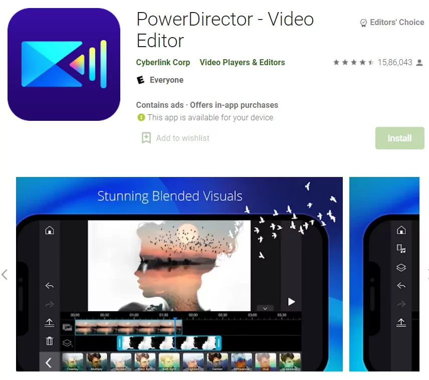 PowerDirector Best Video Editing Apps