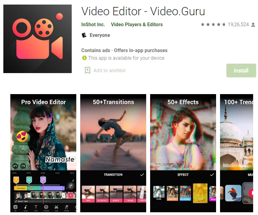 VideoGuru Best Video Editing Apps