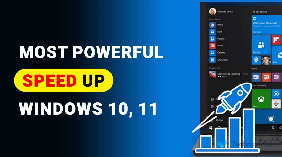 Most Powerful Ways to Speed Up Windows 10, 11