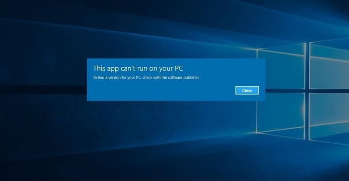 Fix 'This App Can't Run on Your PC