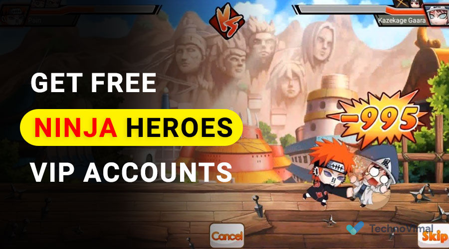 Get Free Ninja Heroes VIP Accounts